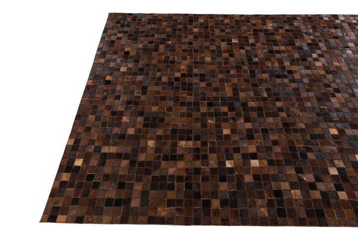 5' 1 x 8' Cowhide Stocks Rug