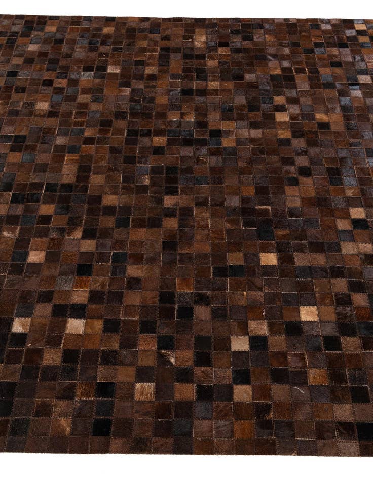 Detail image of 5' 1 x 8' Cowhide Stocks Rug