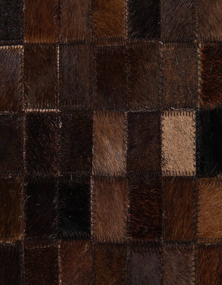 Detail image of 5' 1 x 8' Cowhide Stocks Rug