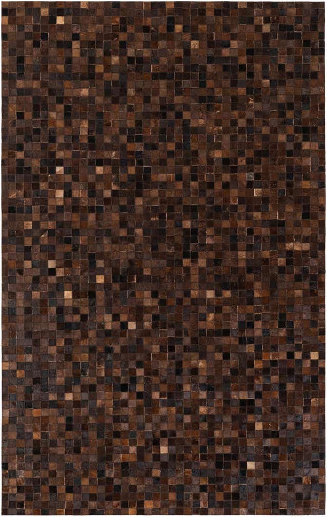 5' 1 x 8' Cowhide Stocks Rug