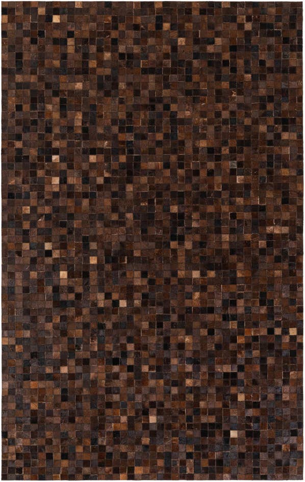 Detail image of 5' 1 x 8' Cowhide Stocks Rug