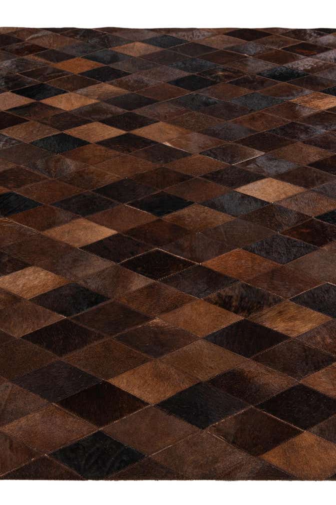 4' 11 x 7' 11 Cowhide Stocks Rug