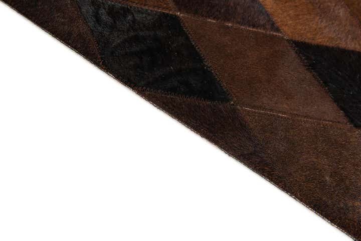 4' 11 x 7' 11 Cowhide Stocks Rug