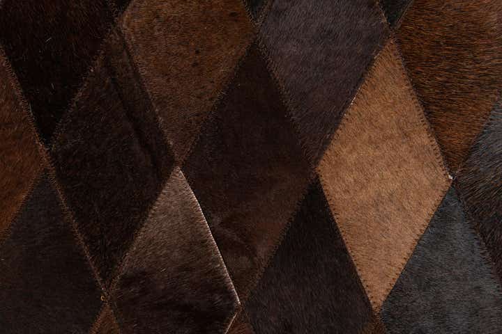 4' 11 x 7' 11 Cowhide Stocks Rug