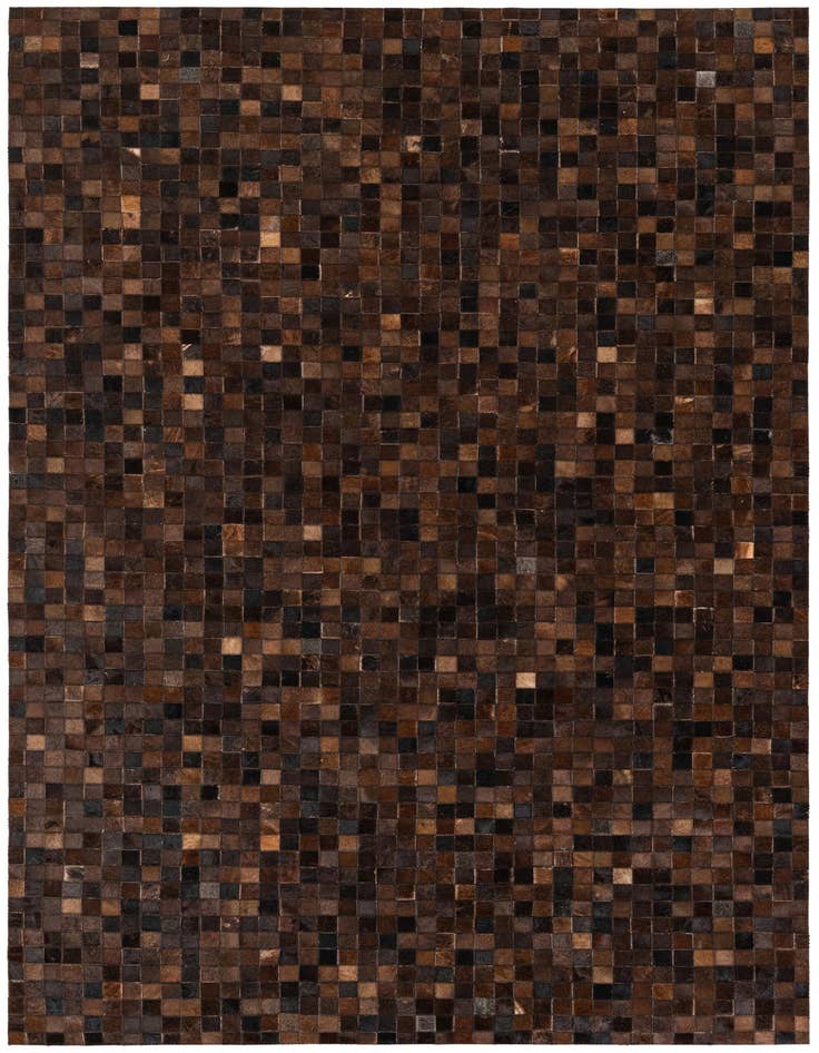 Detail image of 5' 2 x 7' 10 Cowhide Stocks Rug
