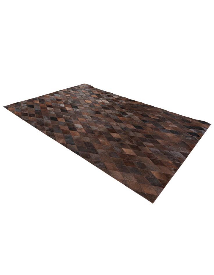 Detail image of 5' 2 x 7' 11 Cowhide Stocks Rug