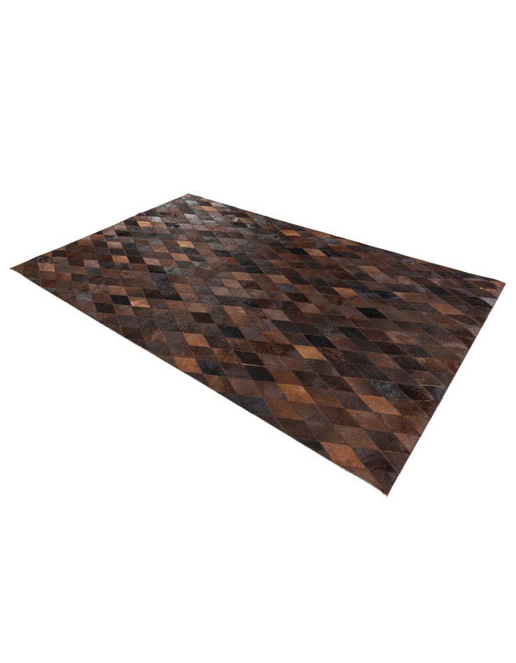 Detail image of 5' x 8' Cowhide Stocks Rug