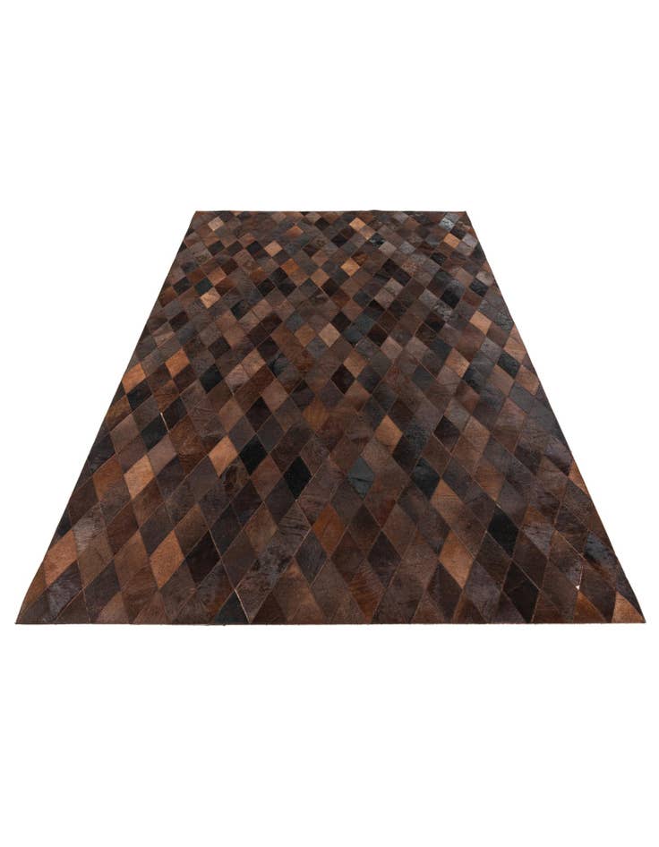 Detail image of 5' x 8' Cowhide Stocks Rug