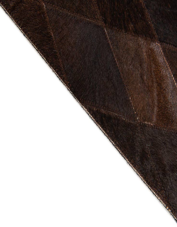 Detail image of 5' x 8' Cowhide Stocks Rug
