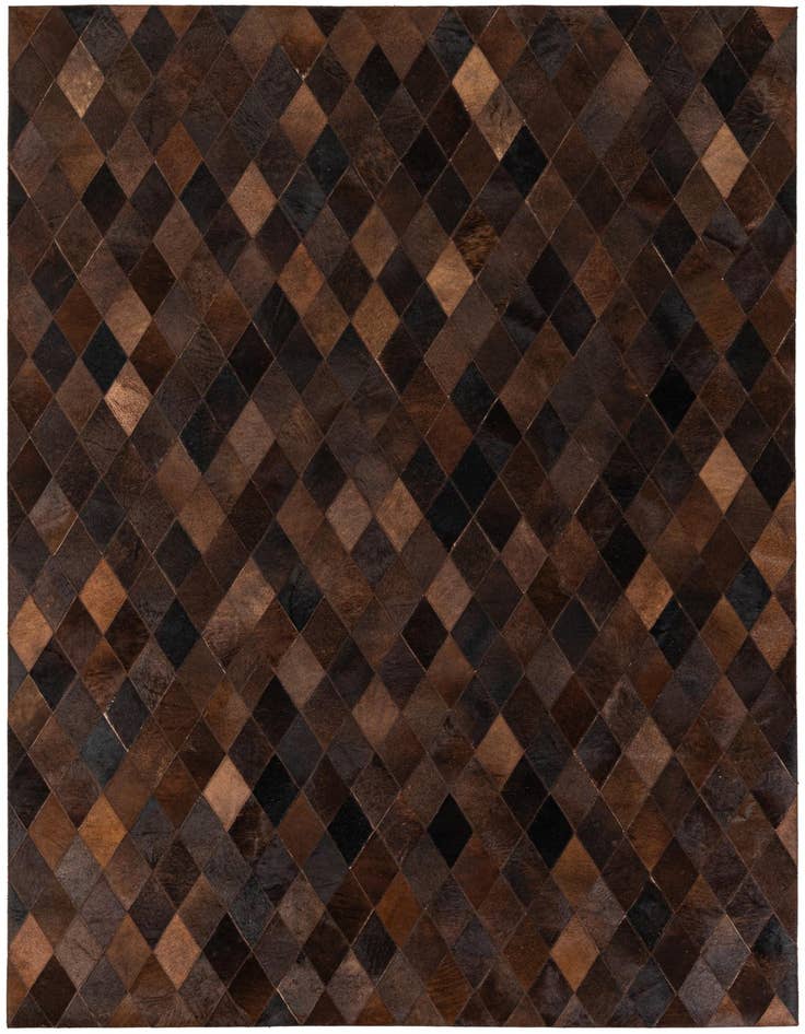 Detail image of 5' x 8' Cowhide Stocks Rug