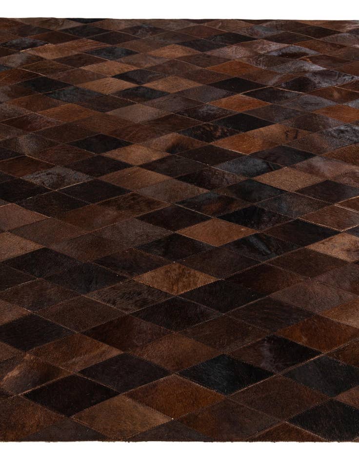 Detail image of 5' 2 x 7' 11 Cowhide Stocks Rug