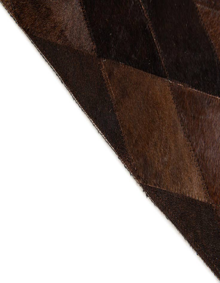 Detail image of 5' 2 x 7' 11 Cowhide Stocks Rug