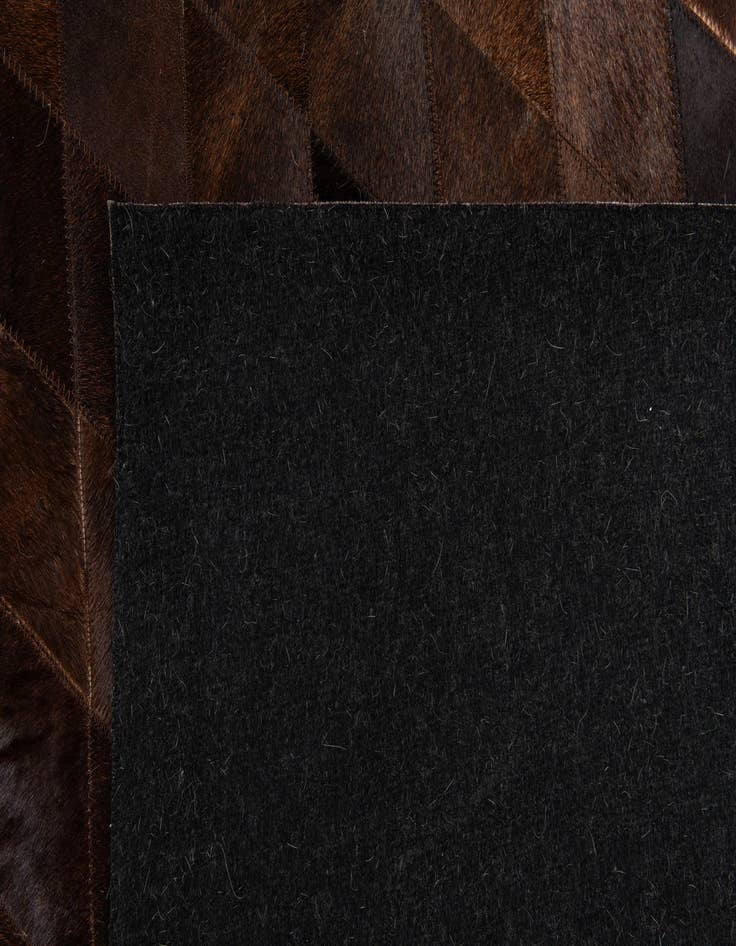 Detail image of 5' 2 x 7' 11 Cowhide Stocks Rug