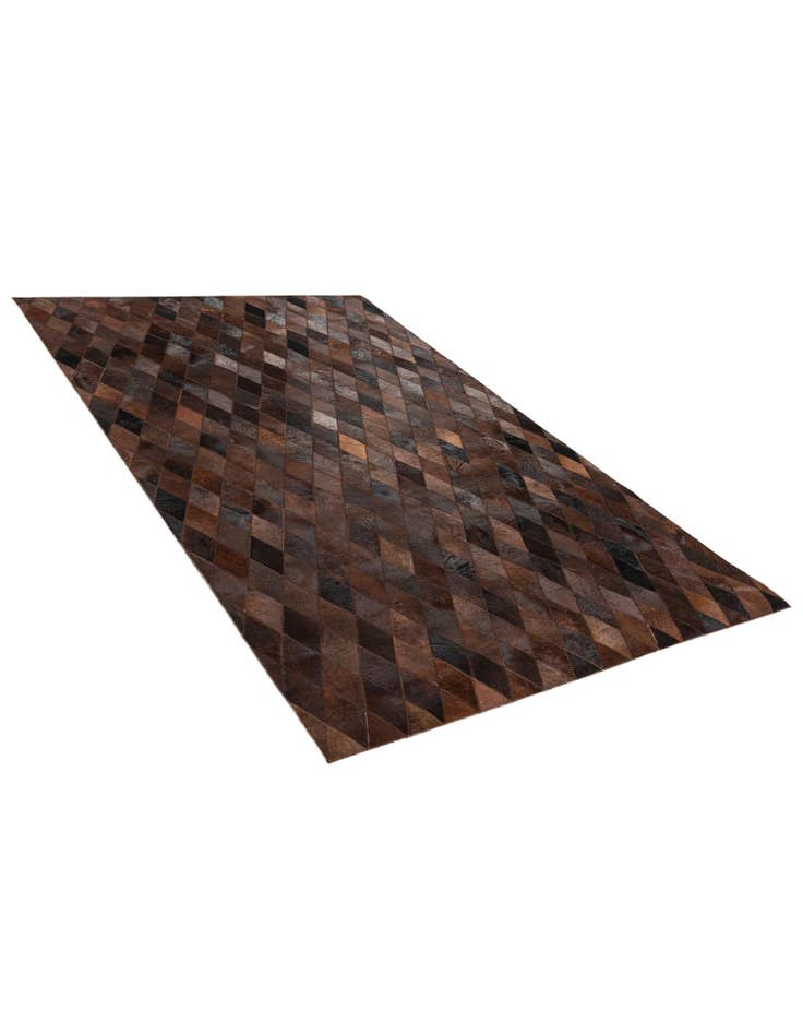 Detail image of 5' x 7' 11 Cowhide Stocks Rug