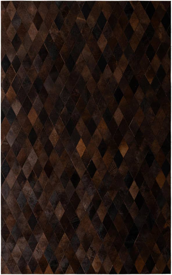 Detail image of 5' x 7' 11 Cowhide Stocks Rug