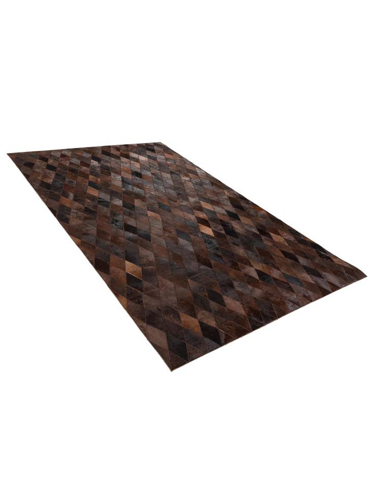 Detail image of 5' x 8' Cowhide Stocks Rug