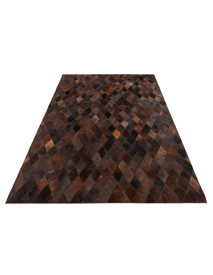 Detail image of 5' x 8' Cowhide Stocks Rug