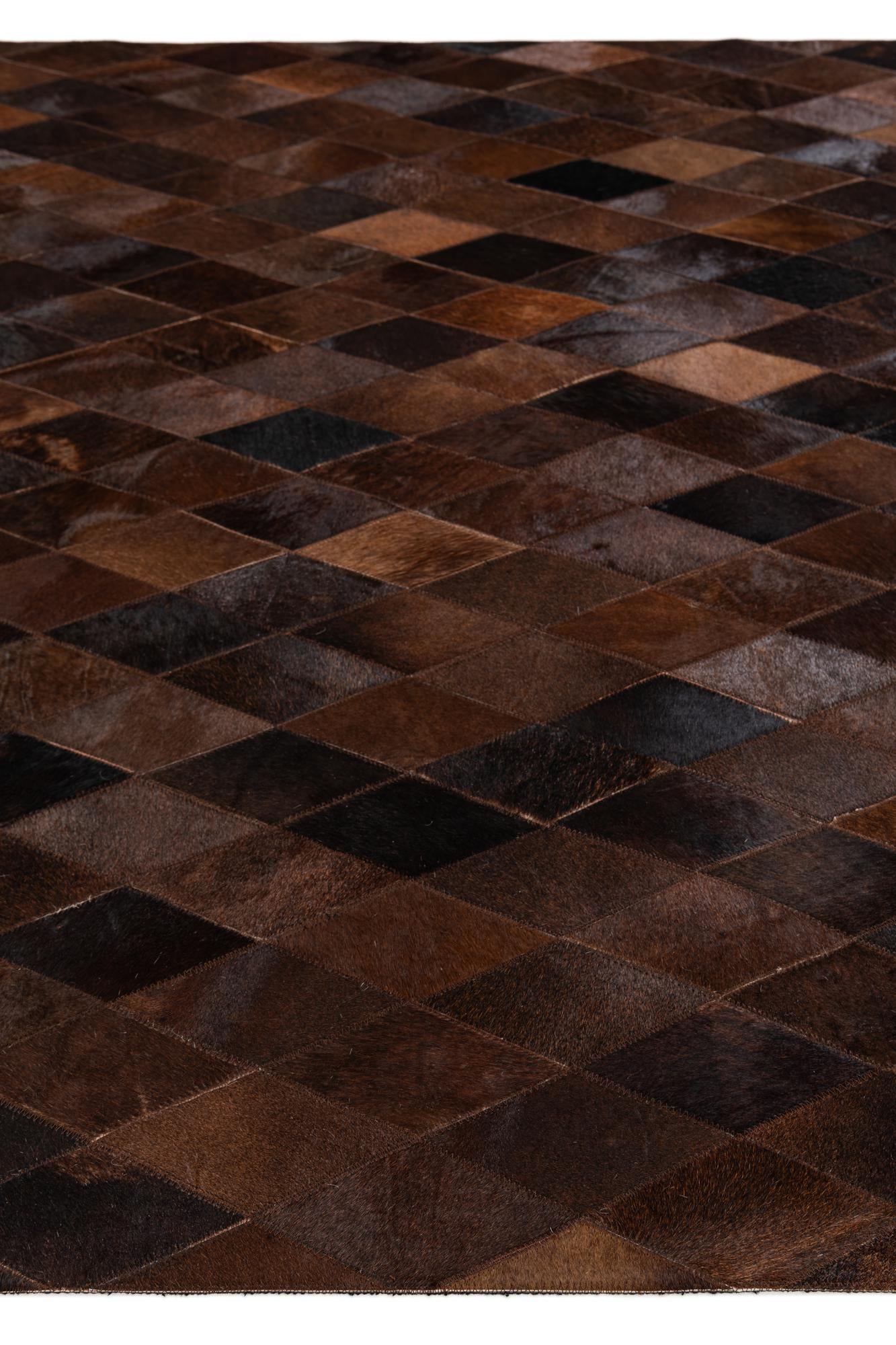 5' x 8' Cowhide Stocks Rug