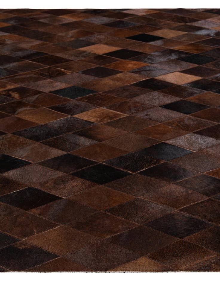 Detail image of 5' x 8' Cowhide Stocks Rug