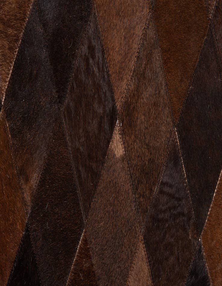 Detail image of 5' x 8' Cowhide Stocks Rug