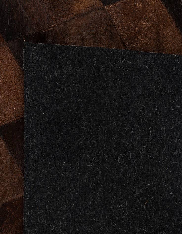 Detail image of 5' x 8' Cowhide Stocks Rug