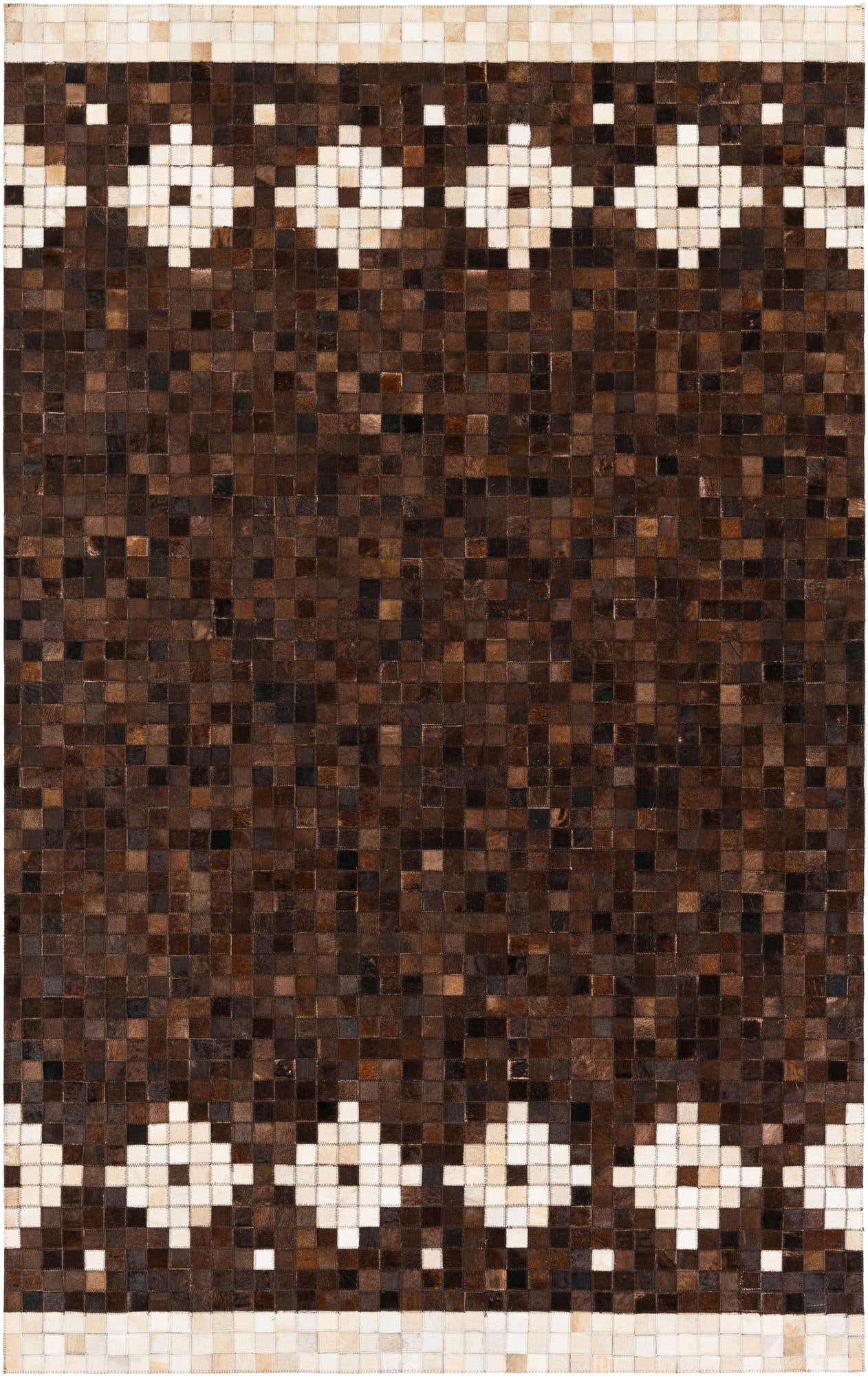 5' 1 x 8' 3 Cowhide Stocks Rug