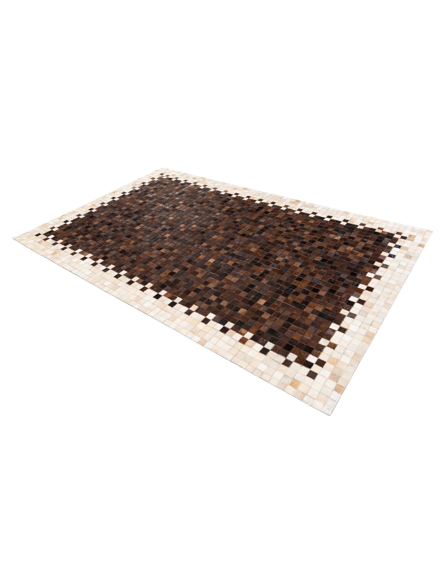 5' x 7' 11 Cowhide Stocks Rug