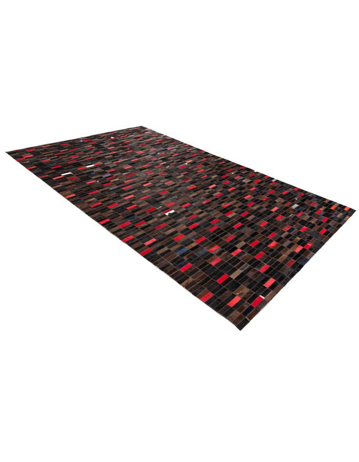 Detail image of 5' x 8' Cowhide Stocks Rug