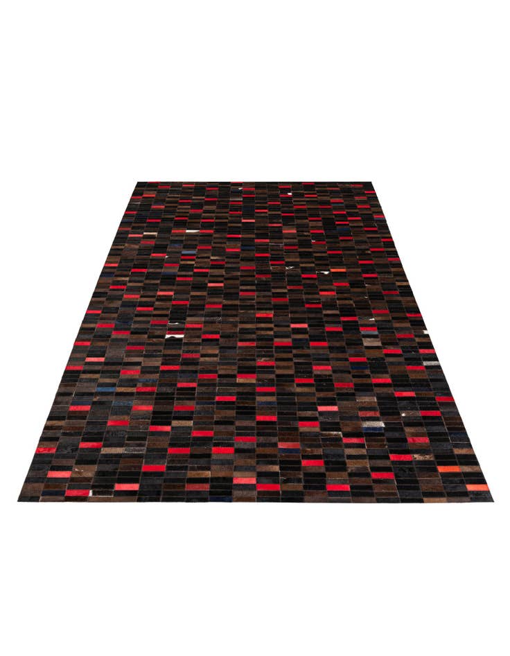 Detail image of 5' x 8' Cowhide Stocks Rug