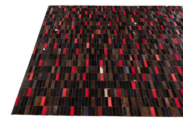 5' x 8' Cowhide Stocks Rug
