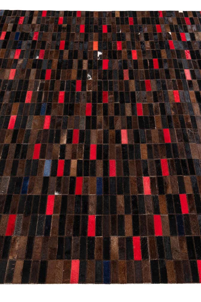 5' x 8' Cowhide Stocks Rug