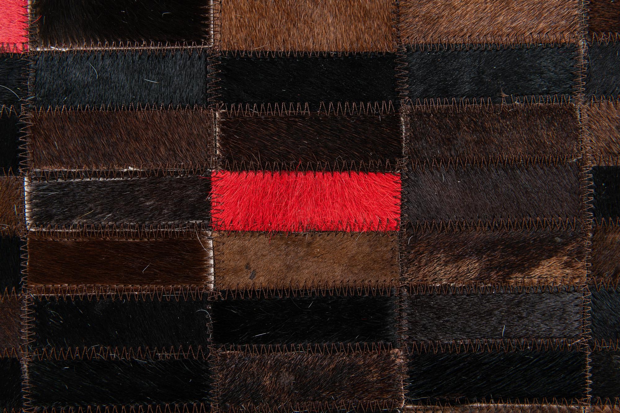 5' x 8' Cowhide Stocks Rug
