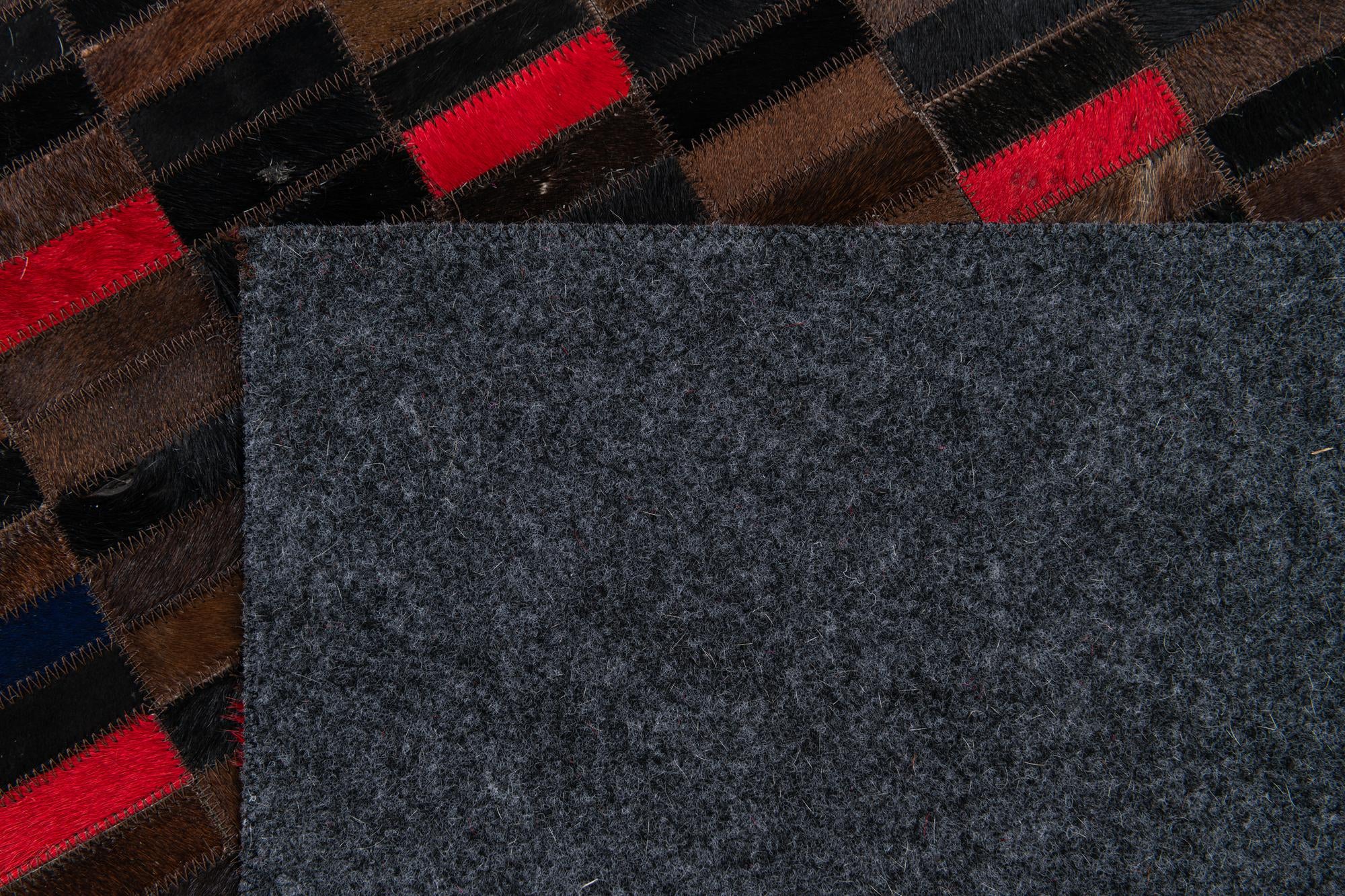 5' x 8' Cowhide Stocks Rug