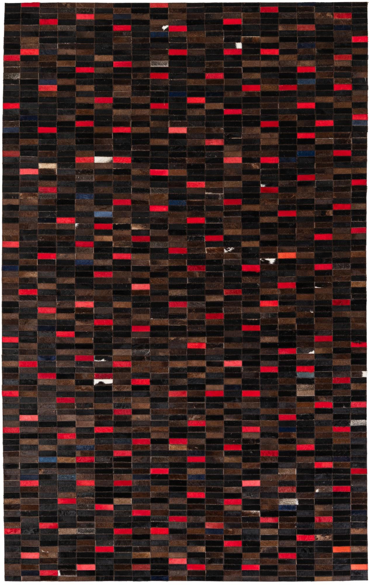 5' x 8' Cowhide Stocks Rug