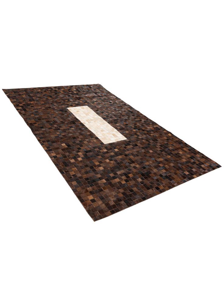 Detail image of 5' 1 x 7' 11 Cowhide Stocks Rug