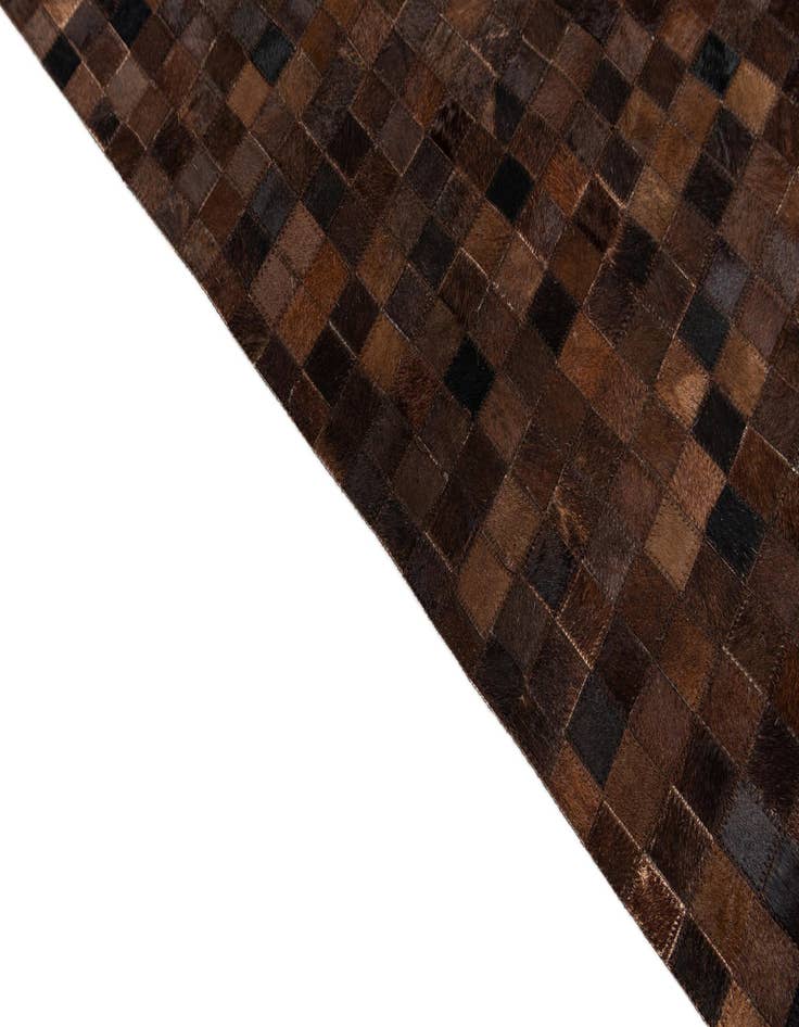 Detail image of 5' 1 x 7' 11 Cowhide Stocks Rug