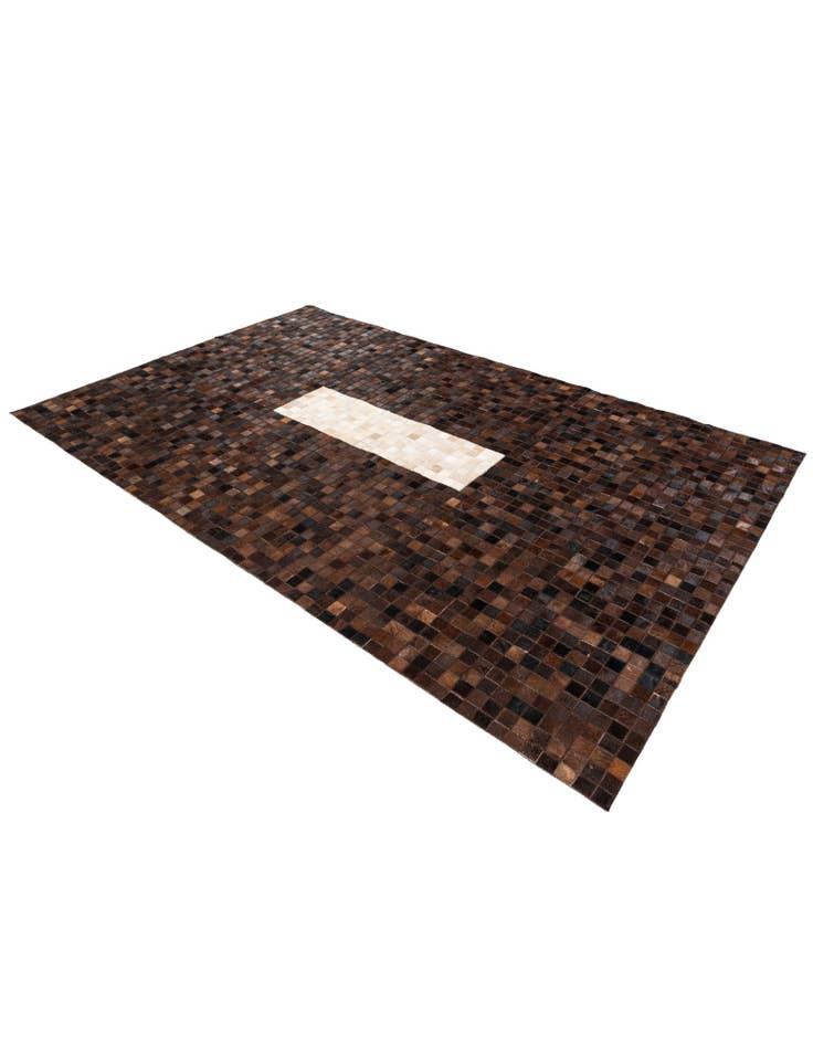 Detail image of 5' 1 x 8' Cowhide Stocks Rug