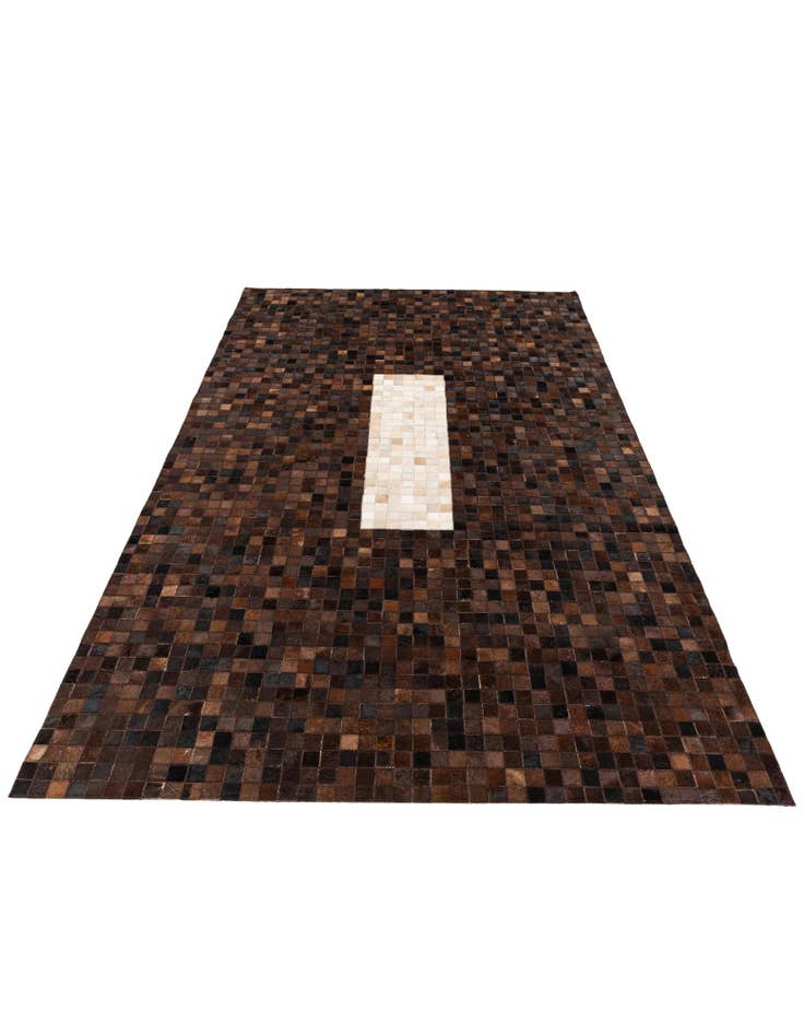 Detail image of 5' 1 x 8' Cowhide Stocks Rug
