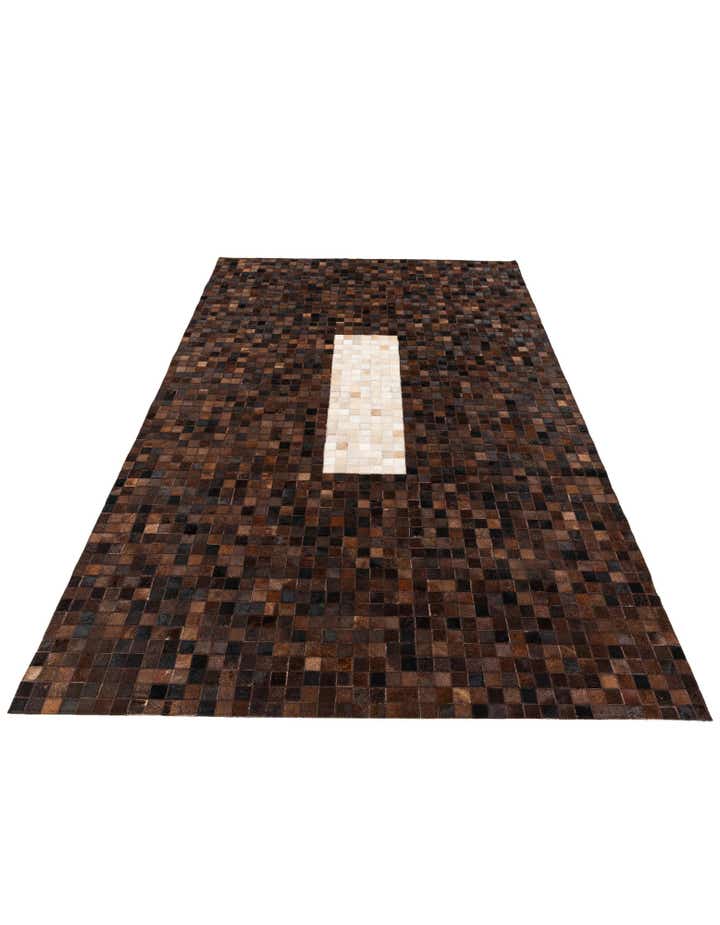 5' 1 x 8' Cowhide Stocks Rug
