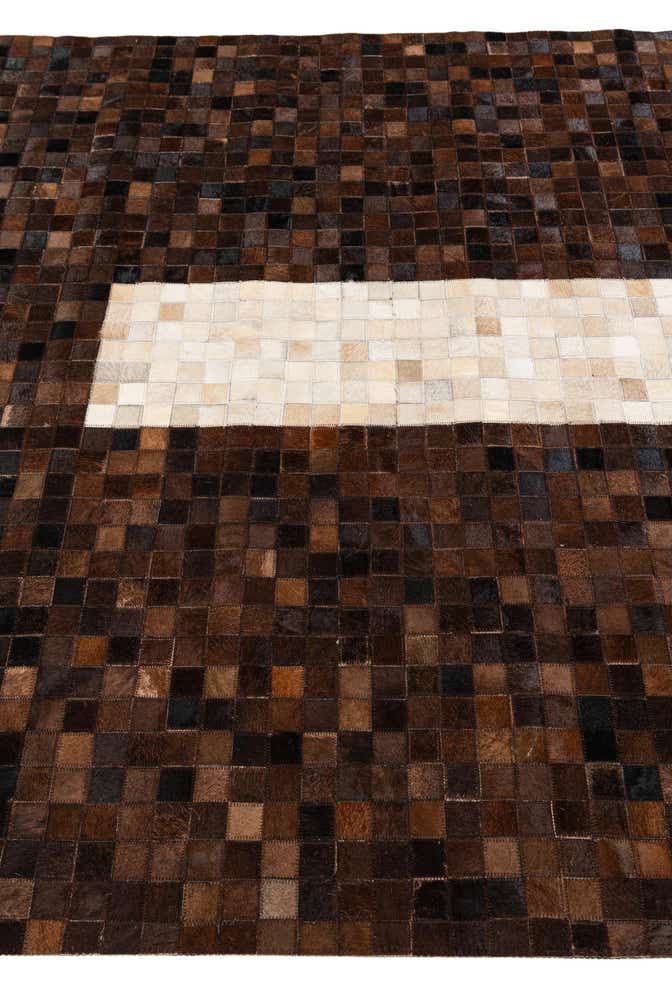 5' 1 x 8' Cowhide Stocks Rug