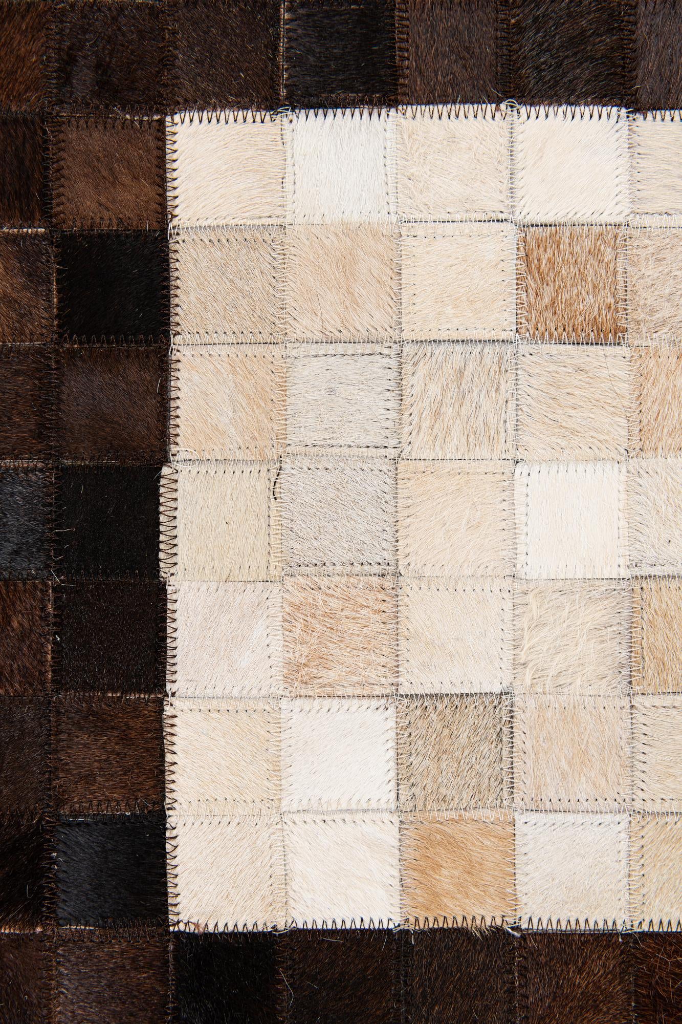 5' 1 x 8' Cowhide Stocks Rug
