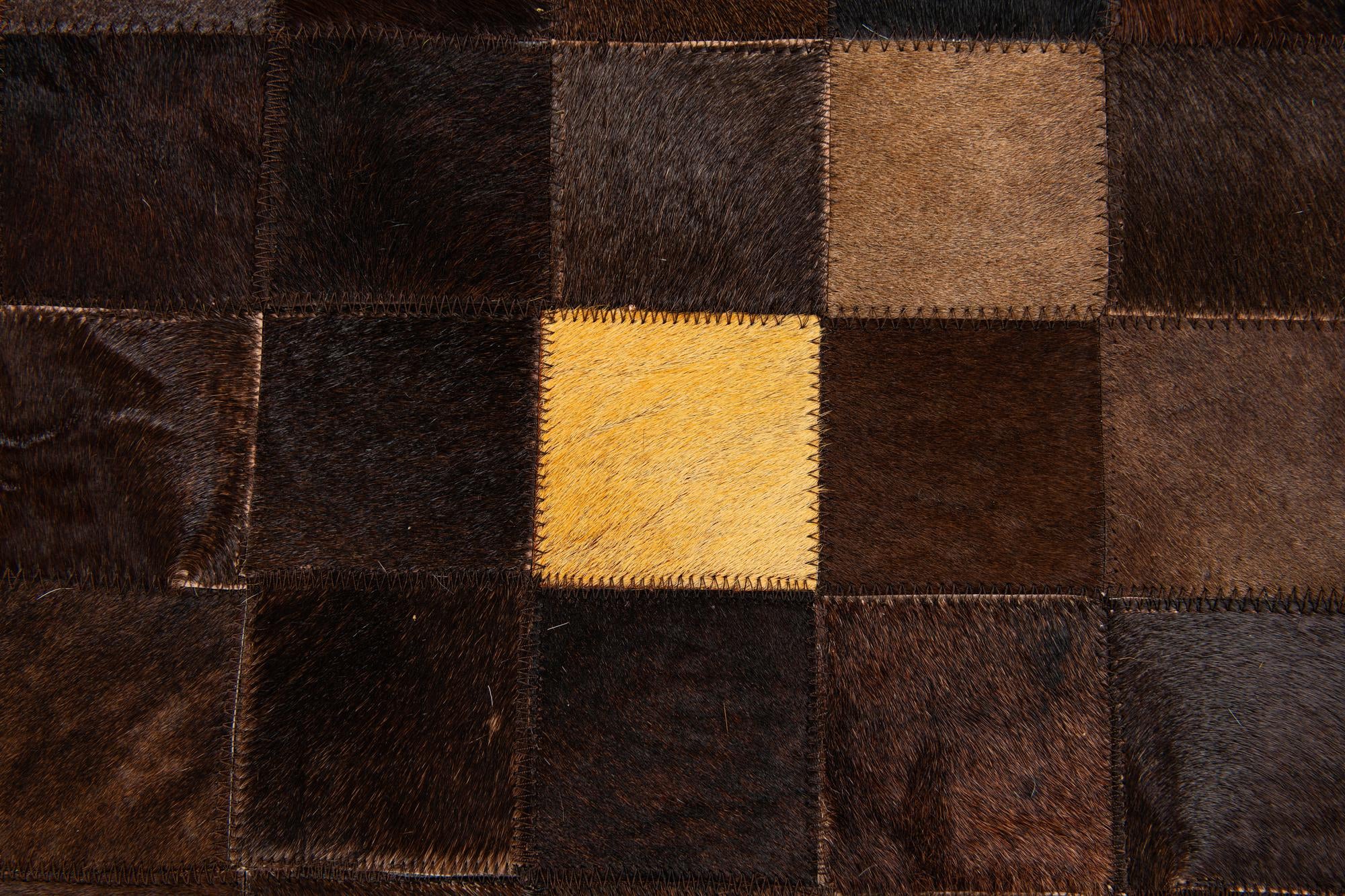 5' 2 x 8' Cowhide Stocks Rug