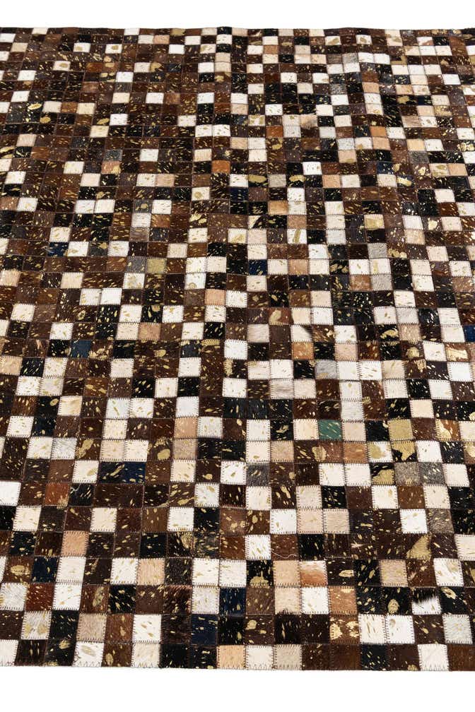 5' x 7' 10 Cowhide Stocks Rug