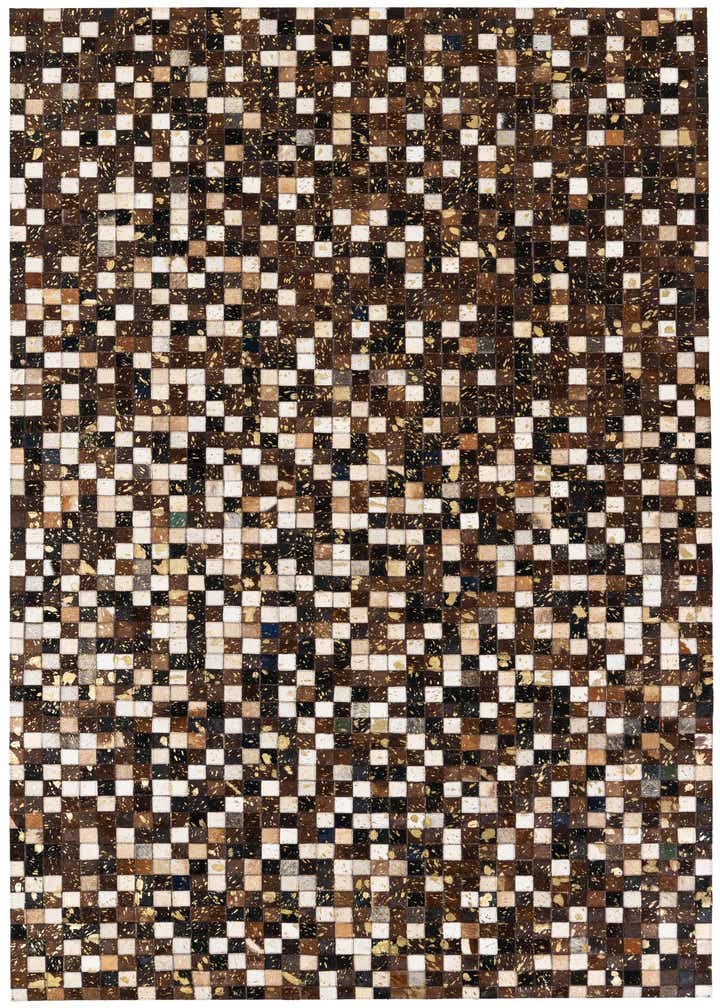 5' x 7' 10 Cowhide Stocks Rug