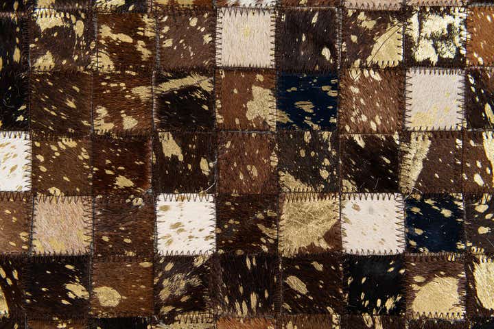 5' x 8' Cowhide Stocks Rug