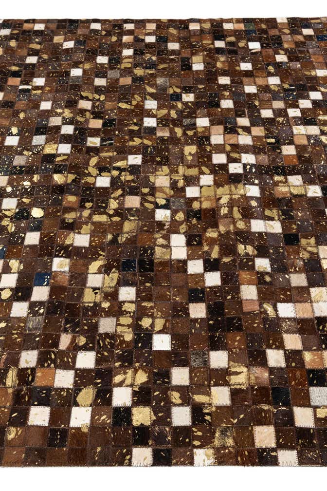 5' x 8' Cowhide Stocks Rug