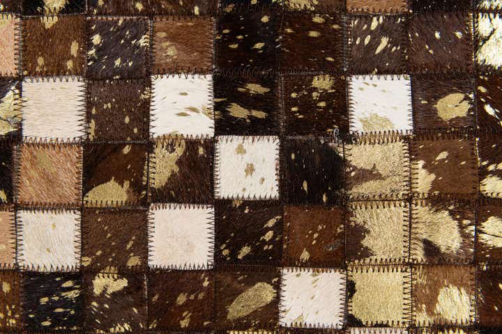 5' x 8' Cowhide Stocks Rug