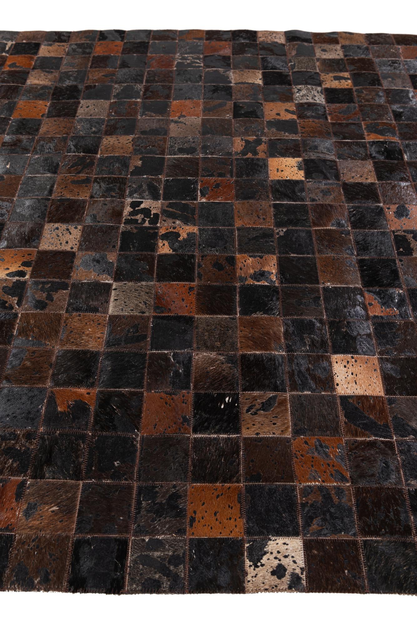 5' 1 x 8' 1 Cowhide Stocks Rug