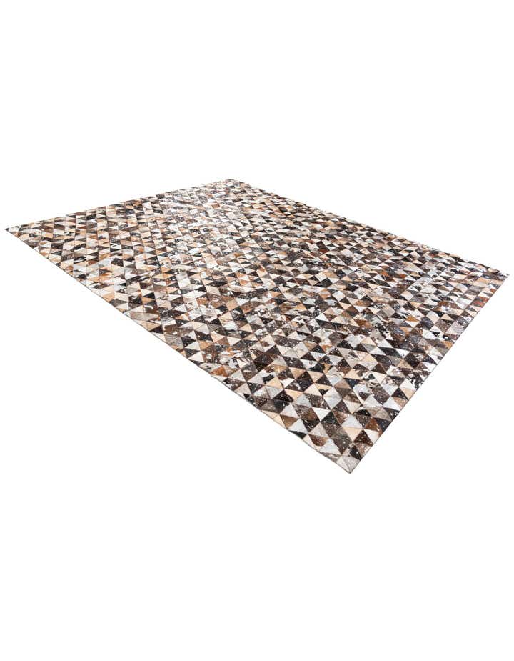 8' 1 x 10' Cowhide Stocks Rug