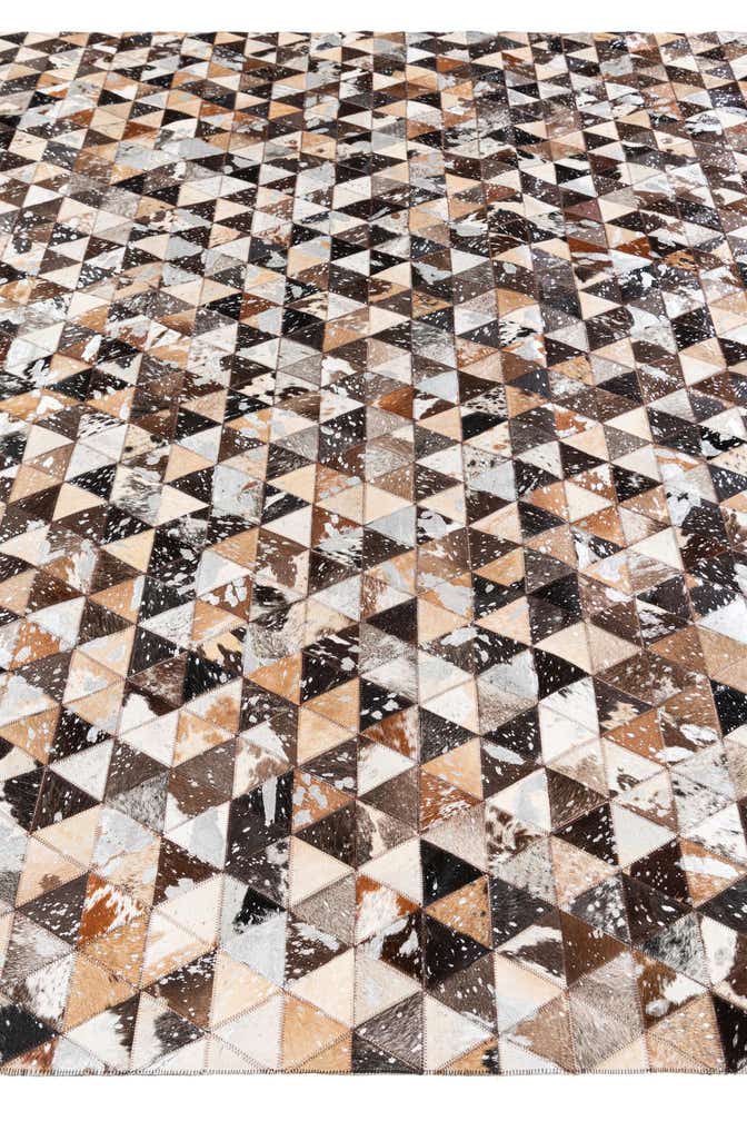 8' 1 x 10' Cowhide Stocks Rug